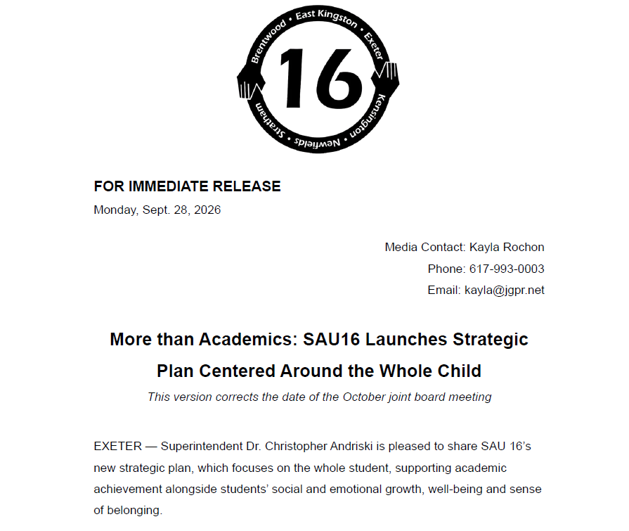 press release